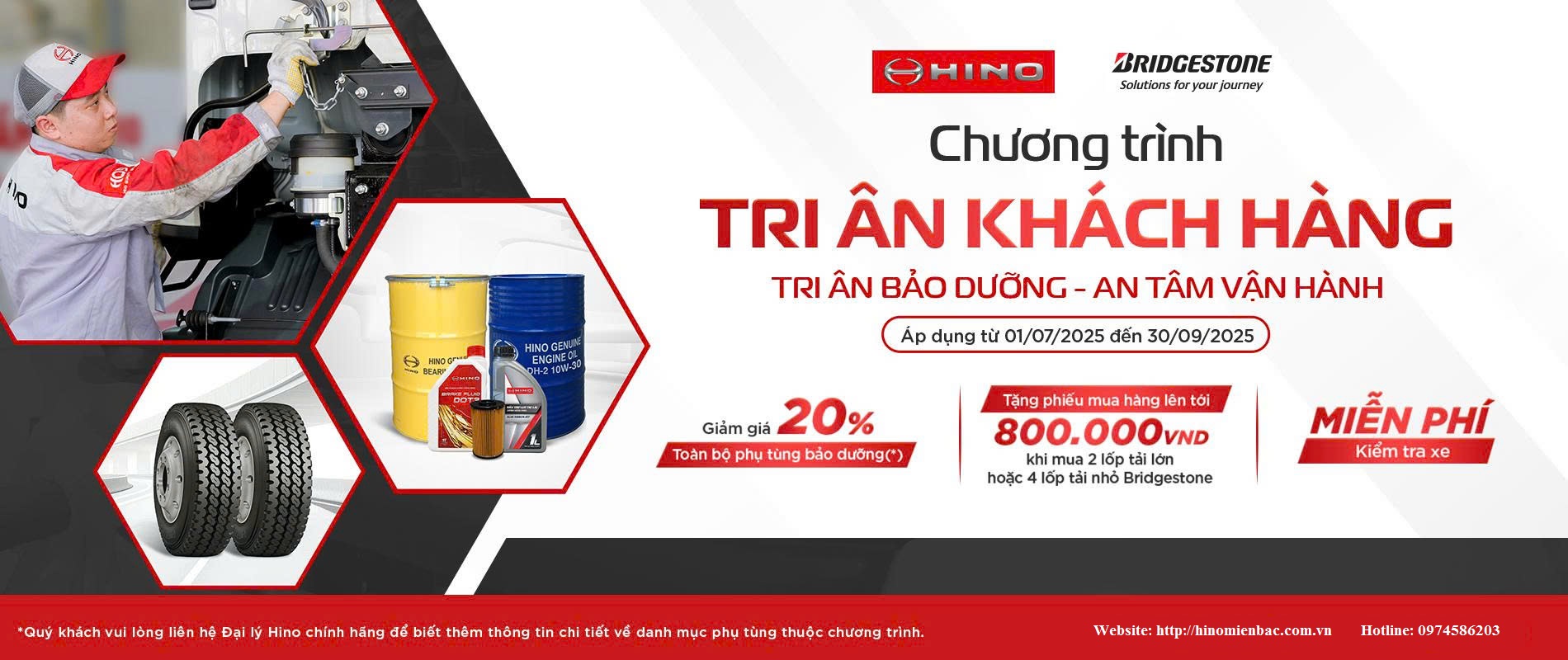 Hino tri ân khách hàng 2025